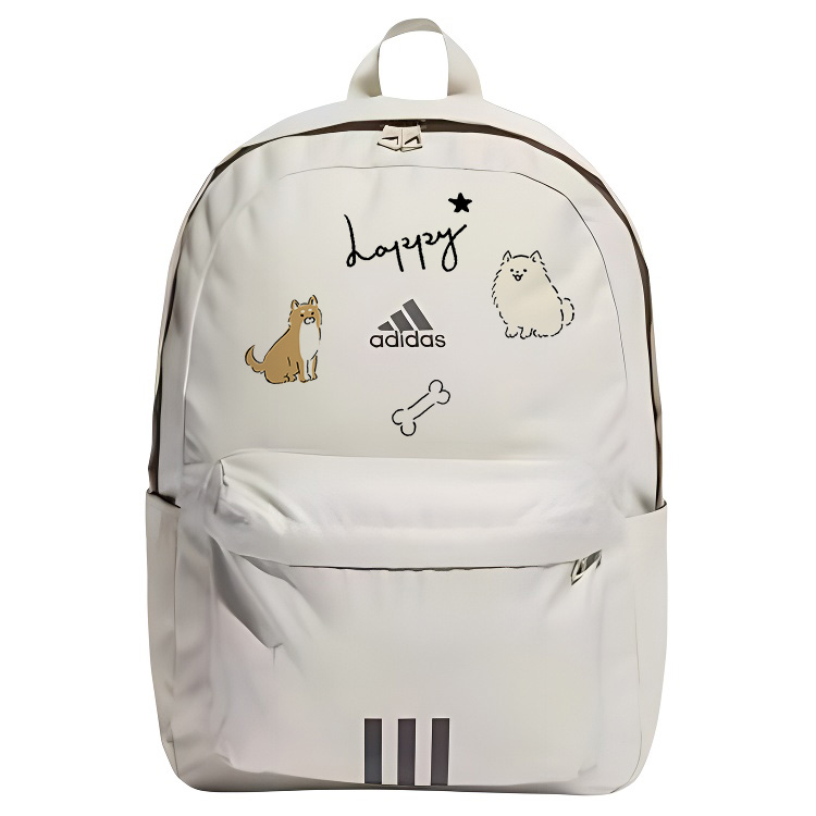 

Adidas Черный котик Рюкзак из ткани Унисекс Светло-серый, Happy Puppy