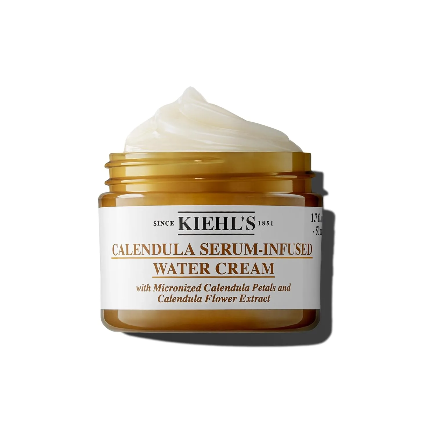 Сыворотка Kiehl's — Calendula Serum Infused Water Cream, увлажняющий гель для всех типов кожи, выравнивает, 50 мл