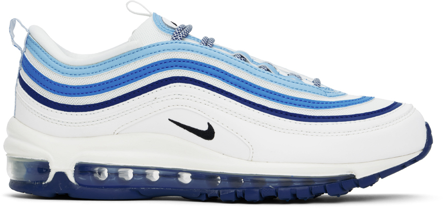 

Бело-синие кроссовки Air Max 97 Nike, Синий, Бело-синие кроссовки Air Max 97 Nike