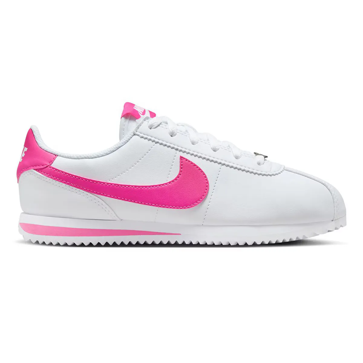 

Кроссовки для бега Nike Kids Cortez, белый/розовый
