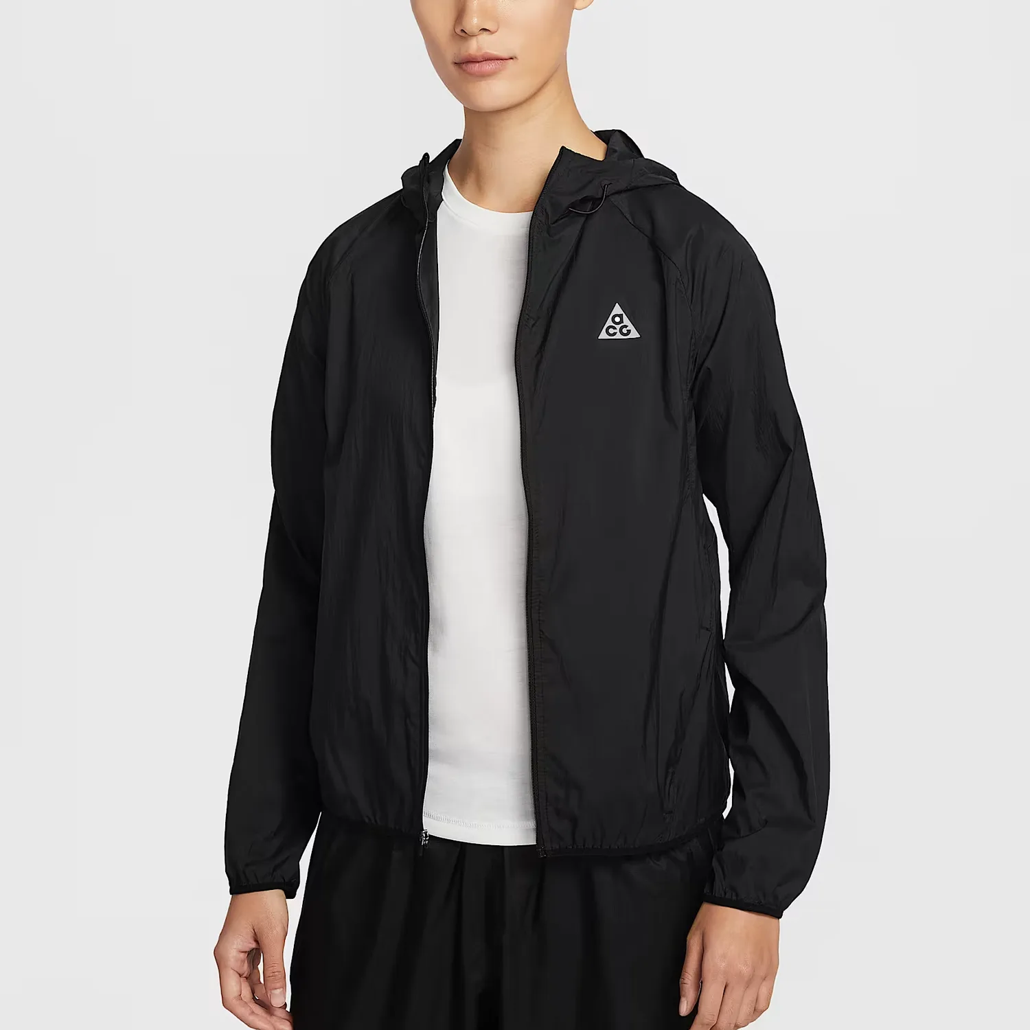 Ветровка Repel Trail Nike, Black/White/White Peak — фото 3