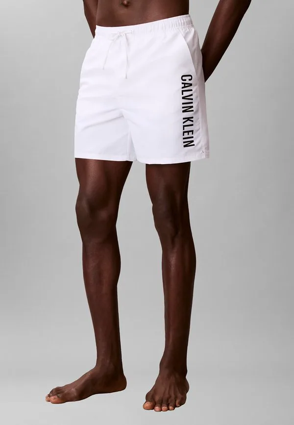 

Плавательные шорты средней длины с завязками, обеспечивающие интенсивную тренировку. Calvin Klein Swimwear, Classic White, Белый, Плавательные шорты средней длины с завязками, обеспечивающие интенсивную тренировку. Calvin Klein Swimwear, Classic White