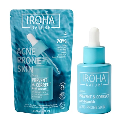 

Сыворотка против пятен с салициловой кислотой и 2% ниацинамидом 3.5 Iroha Nature