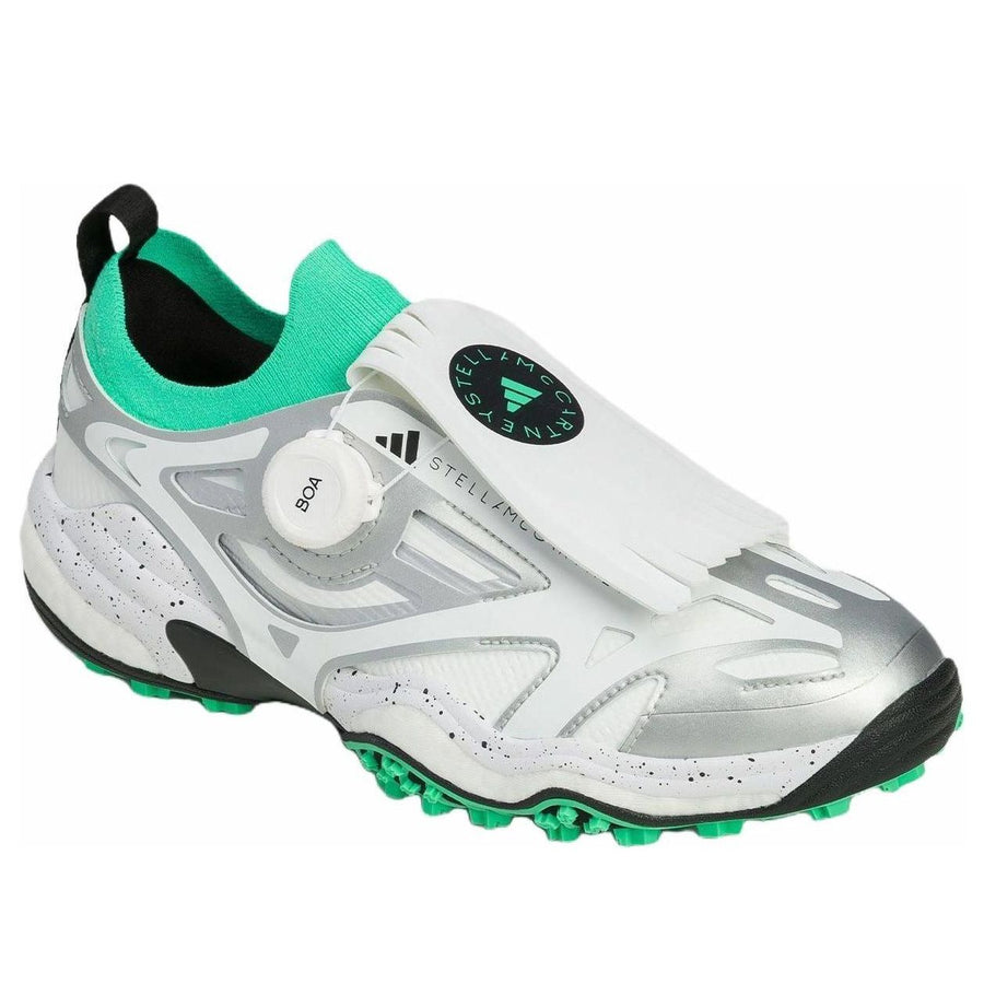 Кроссовки (WMNS) adidas Codechaos BOA by Stella McCartney 'Core White Bright Green Silver Metallic', белый — фото 3