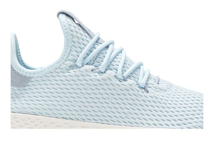 Кроссовки adidas Pharrell x Tennis Hu J 'Ice Blue', синий — фото 3