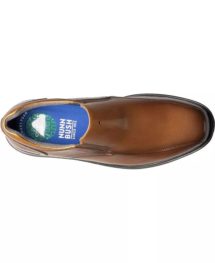 Мужские мокасины Kore Pro Bicycle Toe Slip-On с технологией Comfort Nunn Bush, коричневый — фото 4