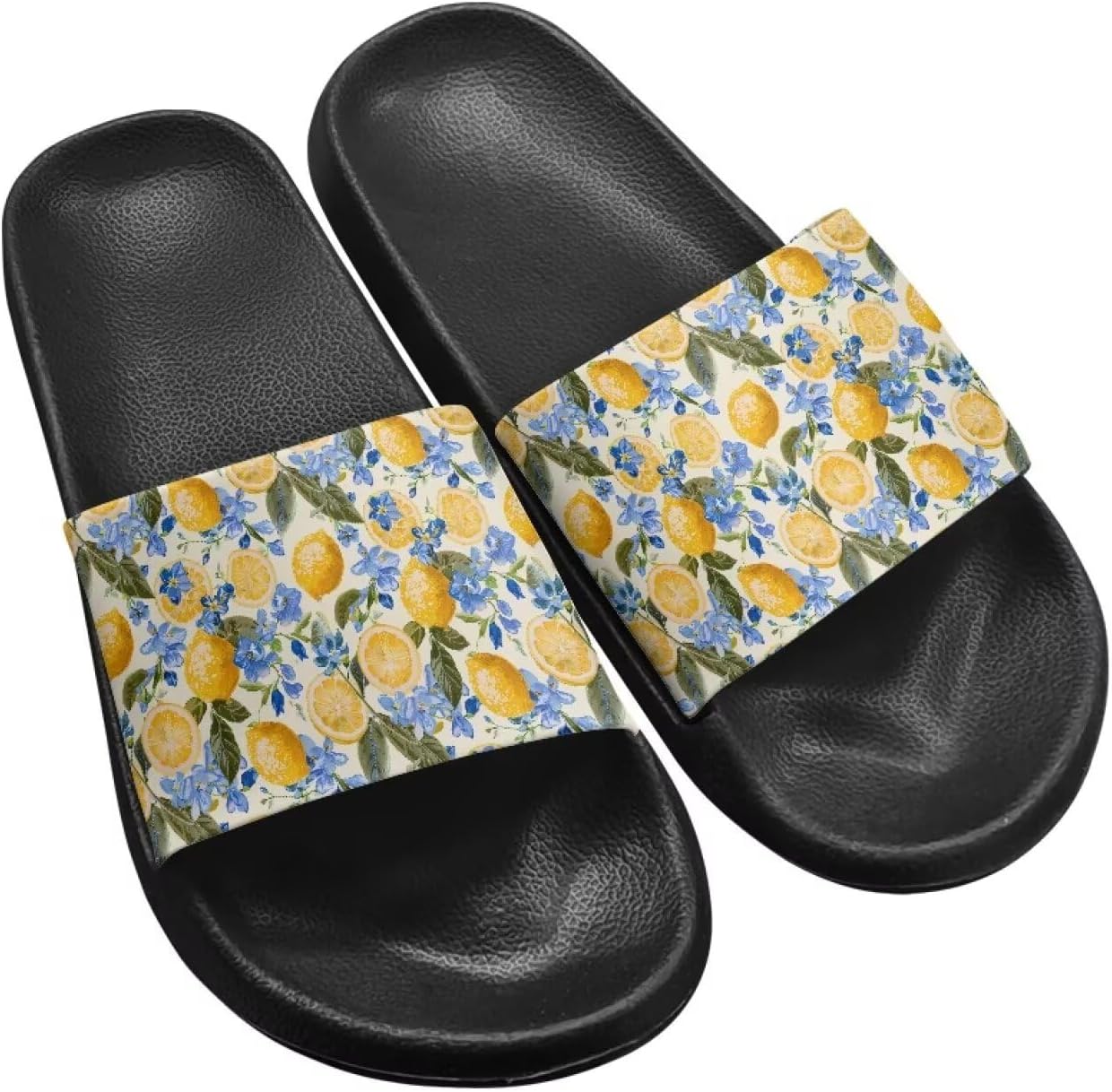 

Женские и мужские повседневные слайд сандалии Hechitok, удобная мягкая подошва, нескользящие ЭВА сандалии на плоской подошве, для ванной и душа, синий