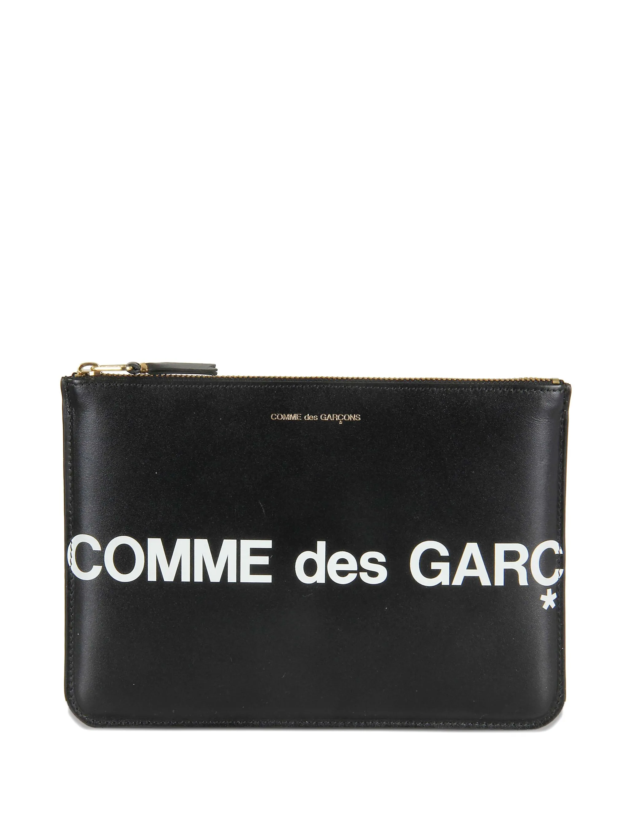 

Клатч на молнии с логотипом Comme Des Garçons Wallet, черный