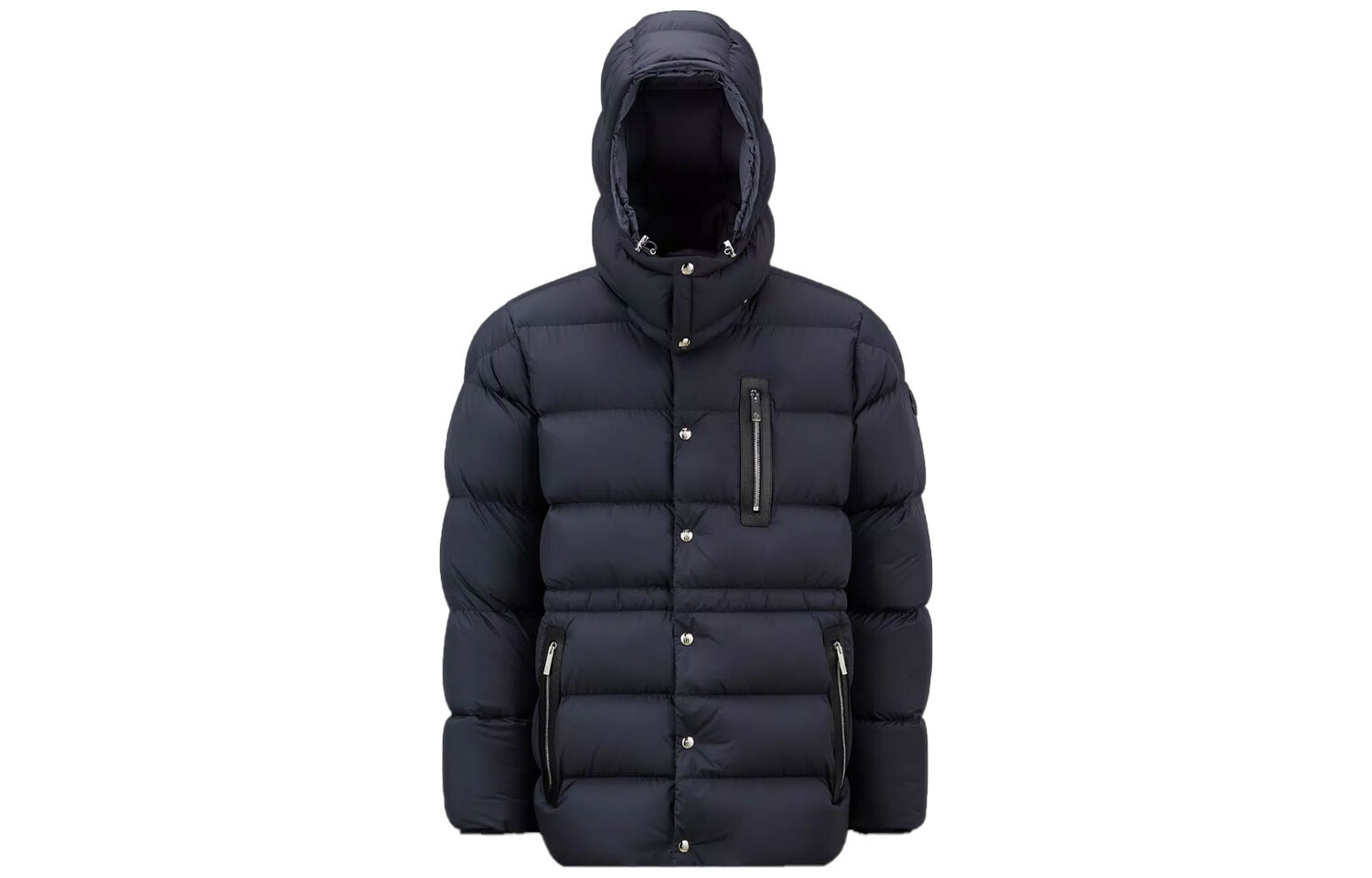 

Пуховик мужской синий Moncler