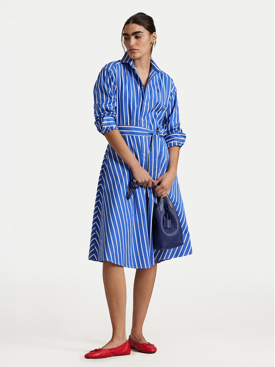 

Платье-Рубашка стандартный крой 211891428004 Polo Ralph Lauren, синий