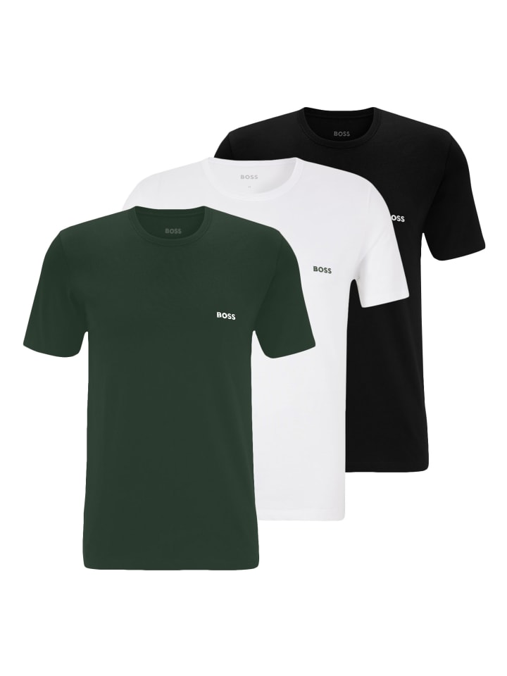 

Набор из 3 разноцветных футболок с круглым вырезом