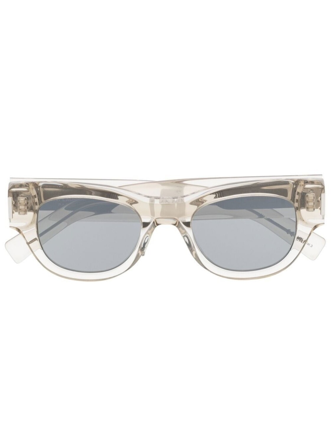 

Saint Laurent Eyewear солнцезащитные очки в прозрачной оправе, серый
