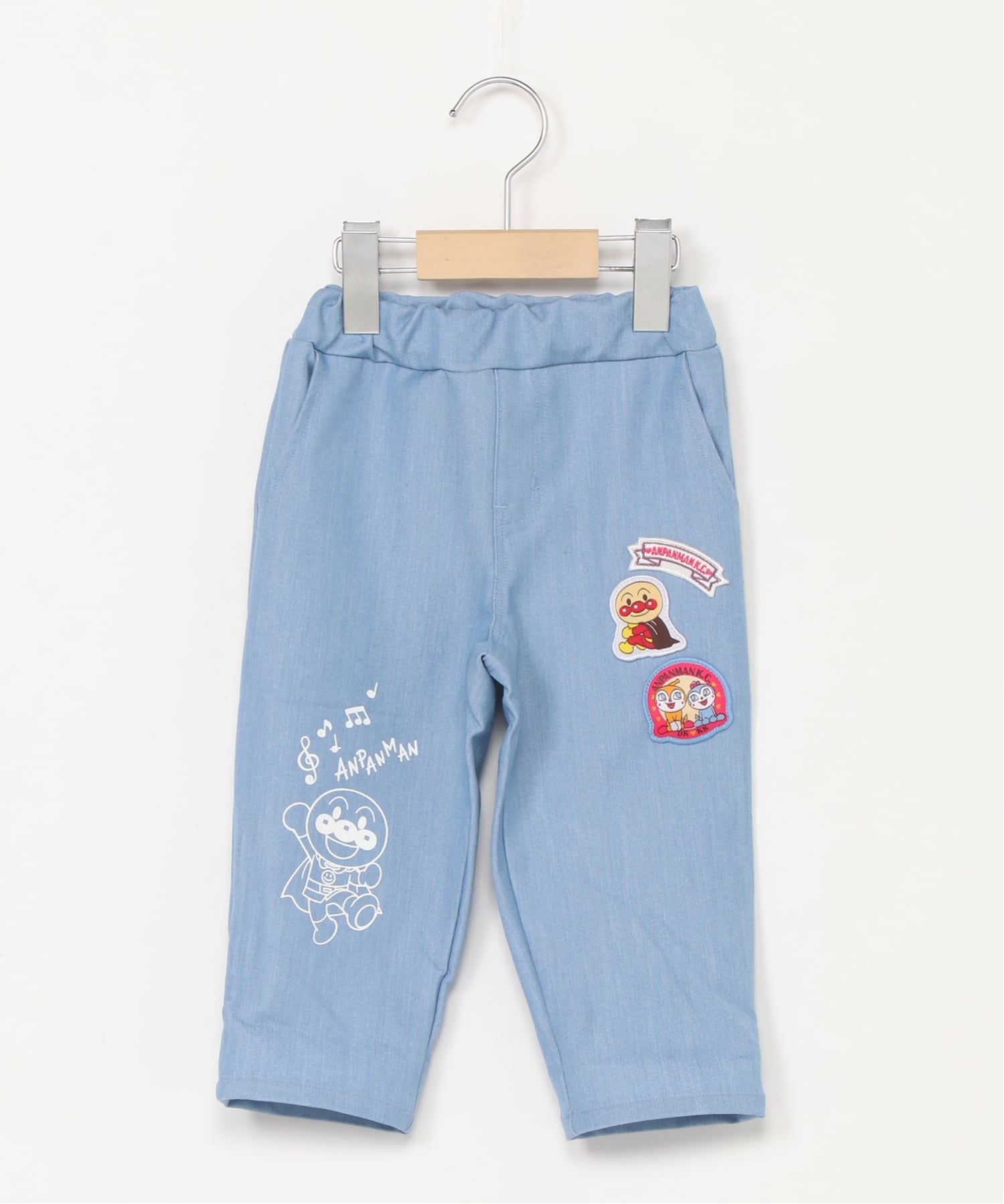 Детская коллекция ANPANMAN / (K) Джинсовые брюки с нашивкой Anpanman Kids Collection, blue