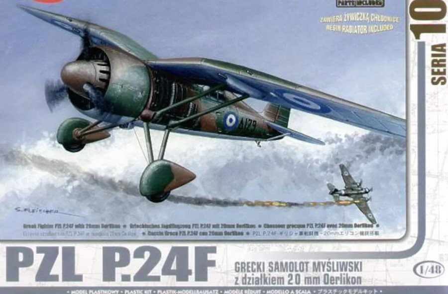 

Мираж, модель греческого истребителя Pzl P.24F Mirage