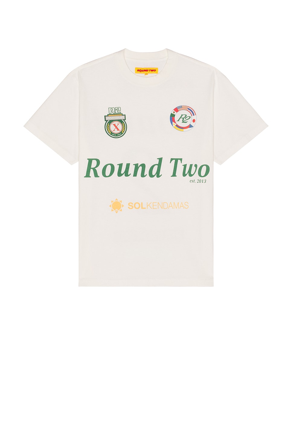 

Футболка для регби Round Two, бежевый