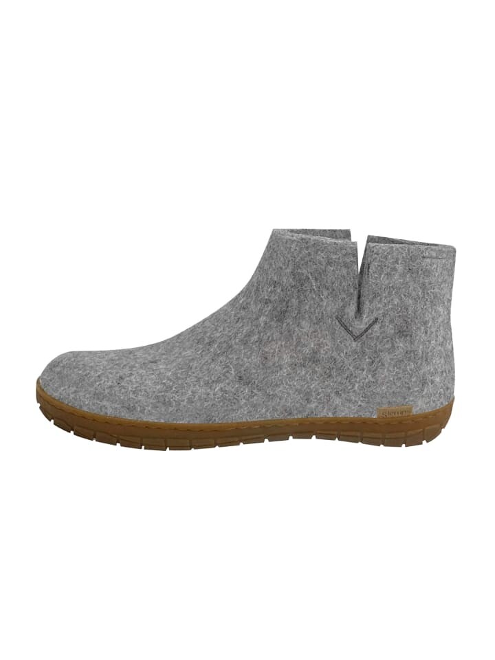 Сабо glerups Boots Naturkautschuksohle, серый