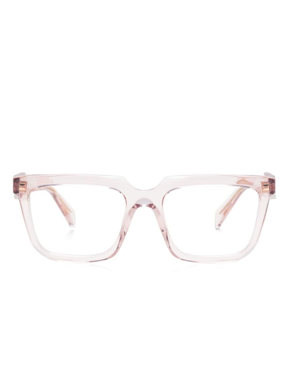 

Prada Eyewear очки в прямоугольной оправе, розовый