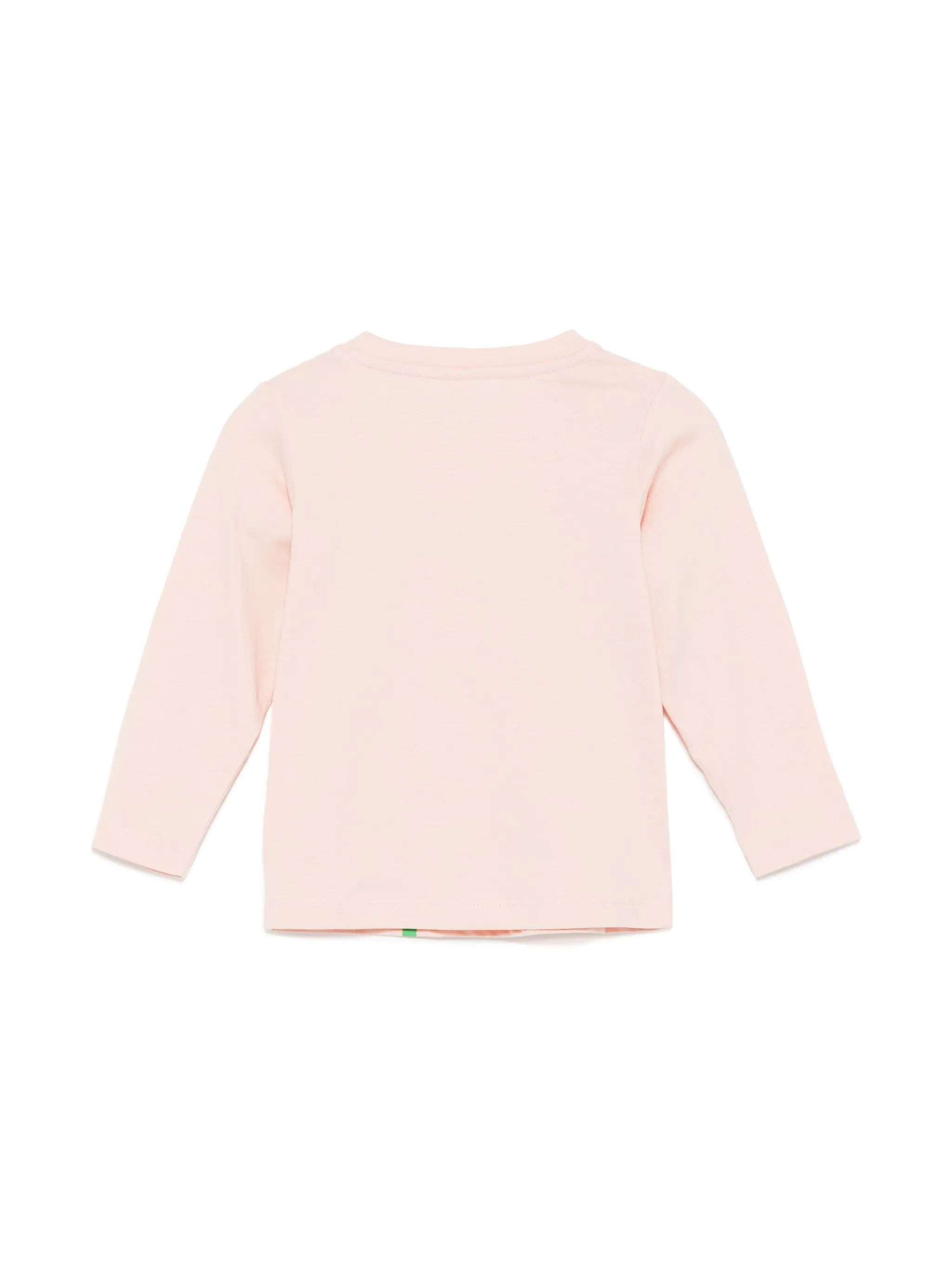 Футболка с длинными рукавами и цветочным принтом Stella Mccartney Kids, розовый — фото 2