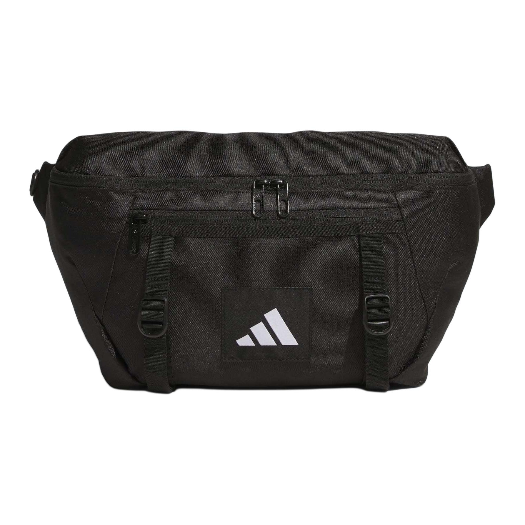 

Adidas Полиэстеровая поясная сумка унисекс черная, Black