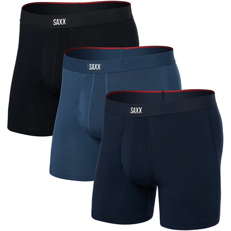 

Набор мужских боксеров Vibe Xtra Fly (3 шт) Saxx Underwear, синий