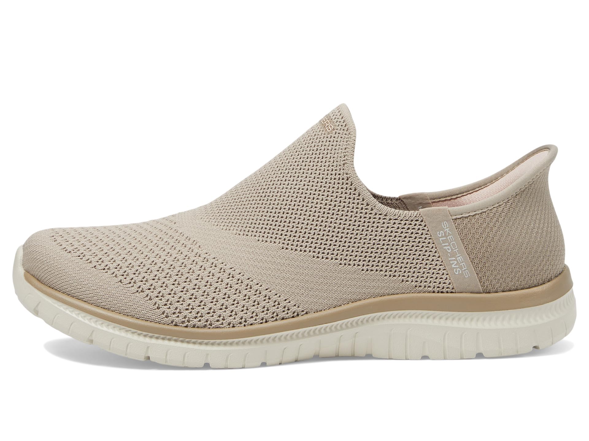 Кроссовки SKECHERS Virtue Sleek Hands Free Slip-Ins, серо-коричневый — фото 4
