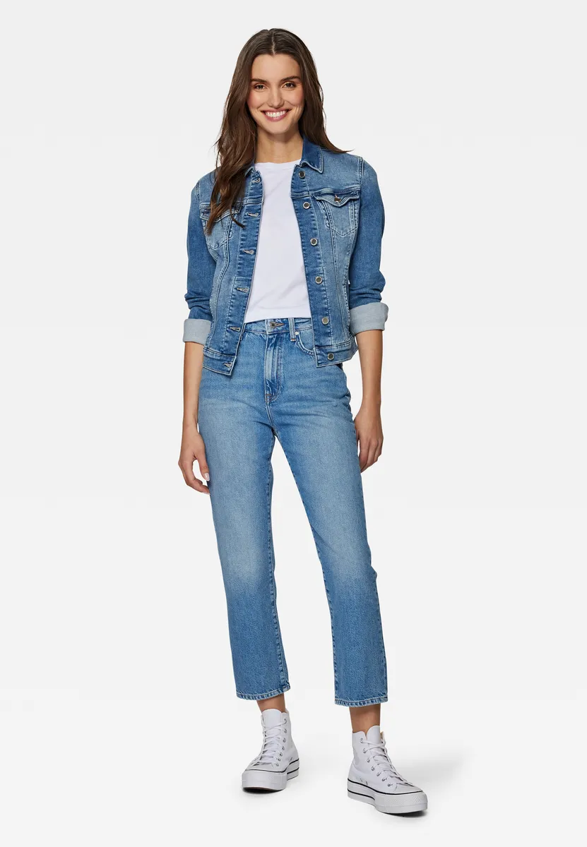 

Прямые джинсы Mavi "НЬЮ-ЙОРК", приталенного кроя, цвет Mid Brushed Denim