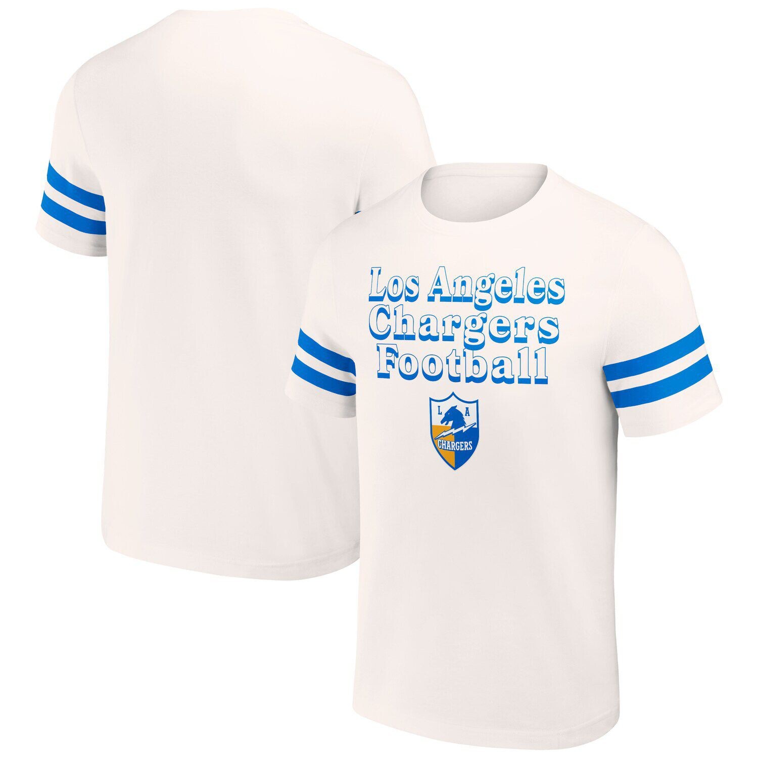 

Мужская винтажная футболка NFL x Darius Rucker Collection от Fanatics Cream Los Angeles Chargers