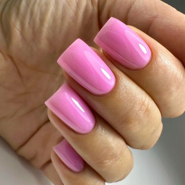 Гель для моделирования ногтей УФ/светодиод неоновый розовый, 8 мл Pnb Strong iron gel, цвет neon pink — фото 2