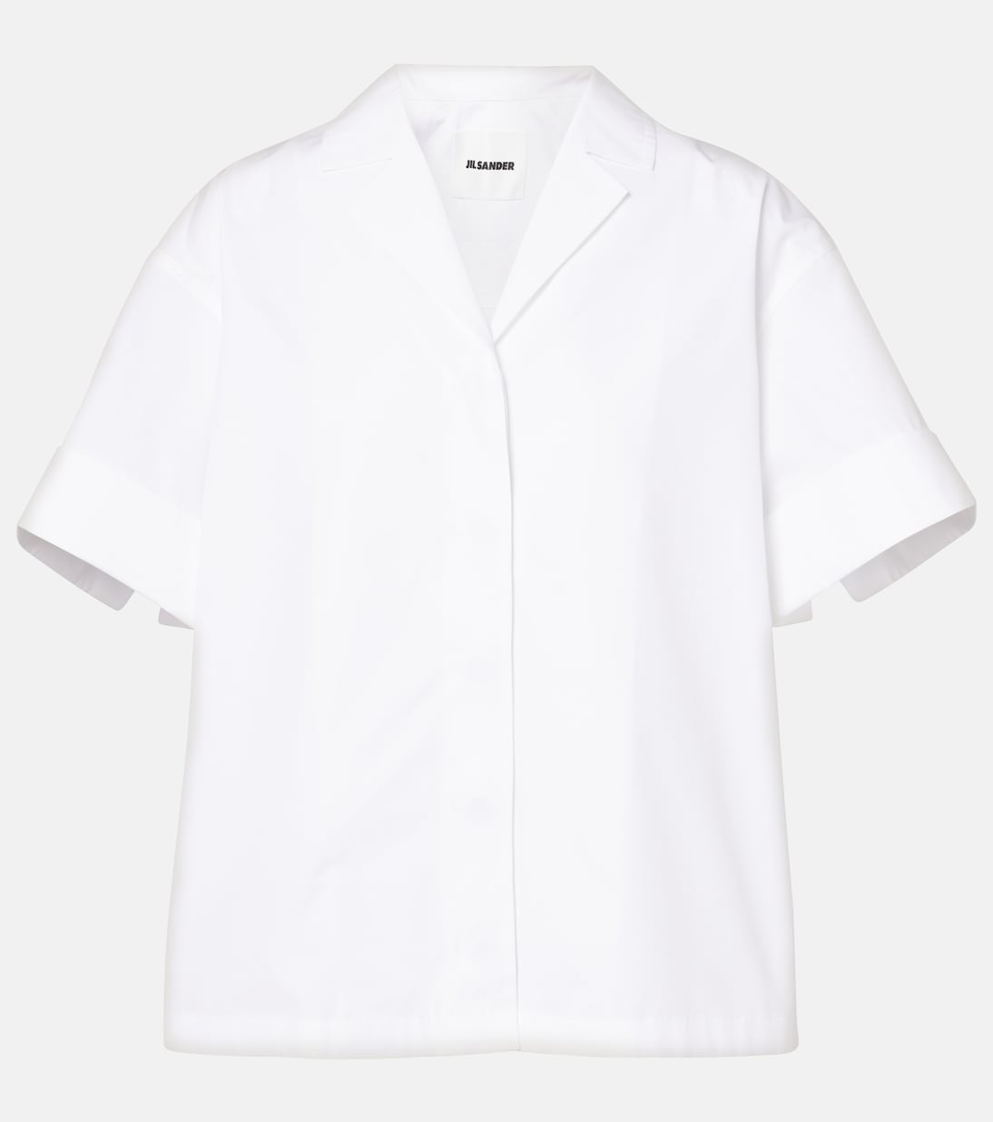 

Хлопковая рубашка Jil Sander, Optic White