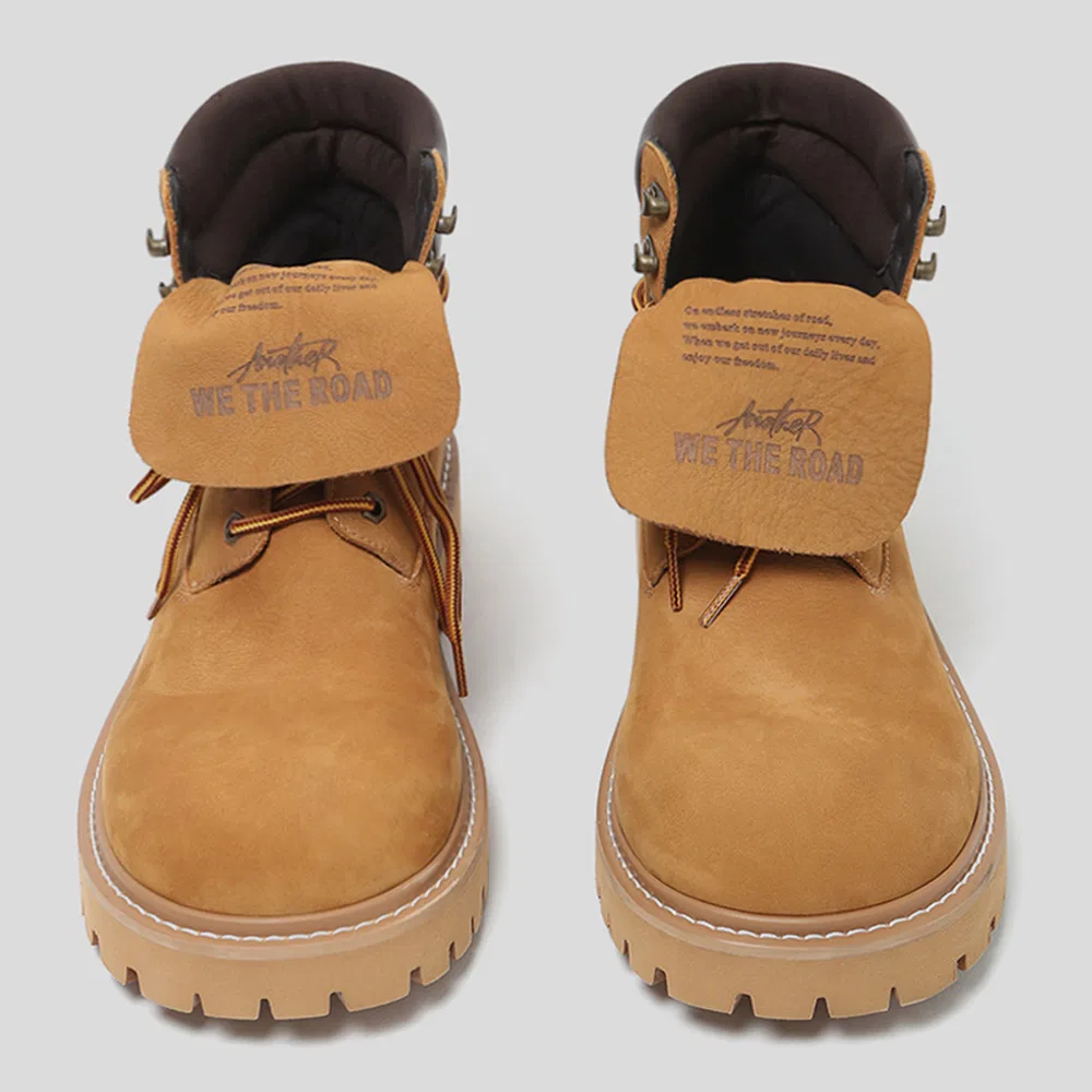 Мужские 7-дырочные рабочие ботинки Wtrd5125 Camp Nubuck цвета кэмел от Wetheroad — фото 2