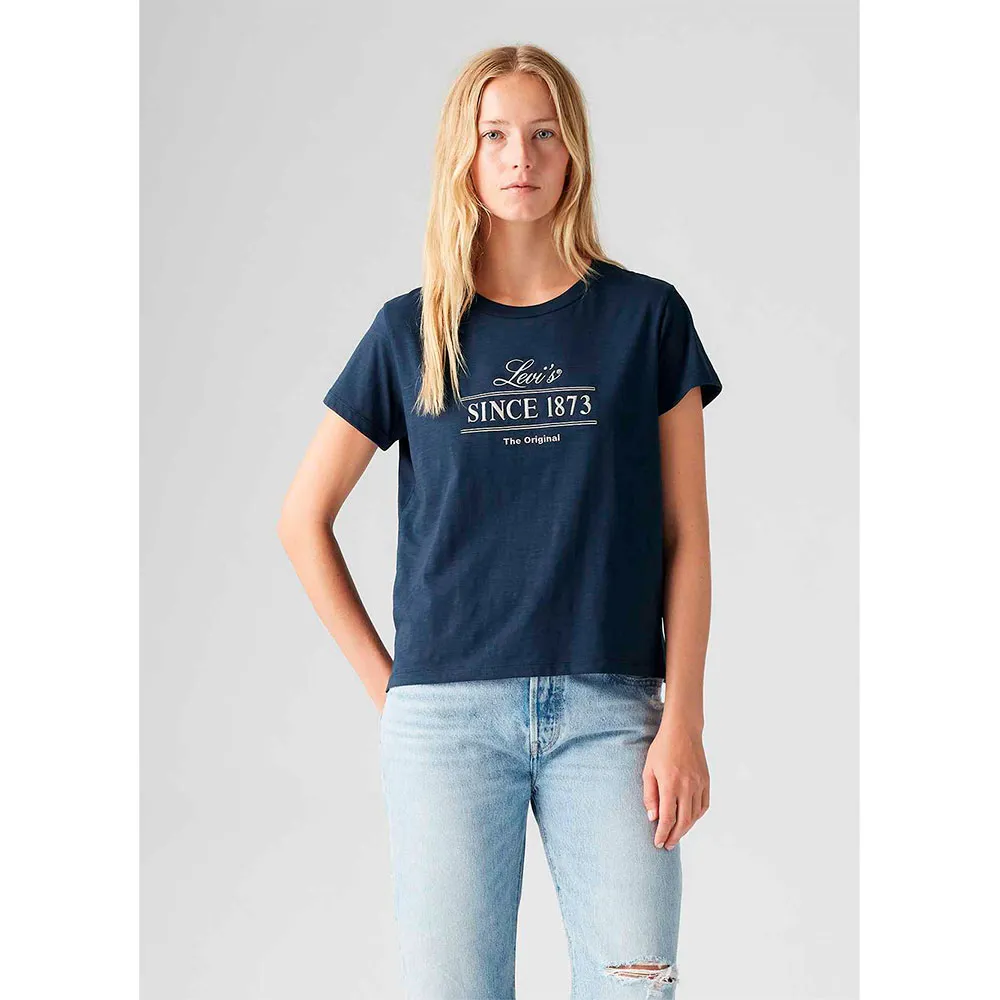 

Футболка с коротким рукавом Levi's Graphic Boxy, синий