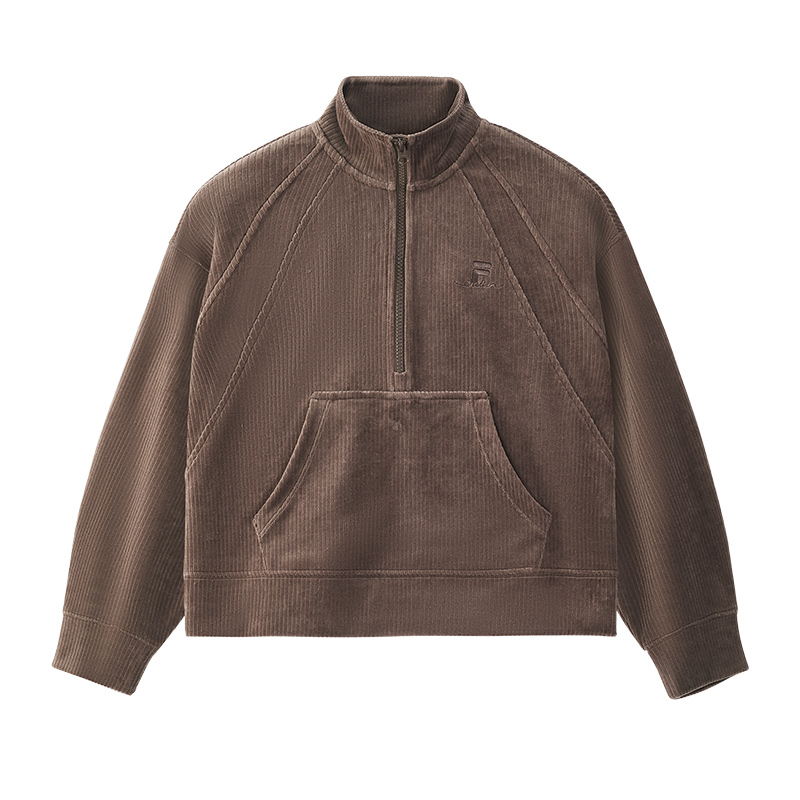 

Футболка женская темная умбра FILA FUSION