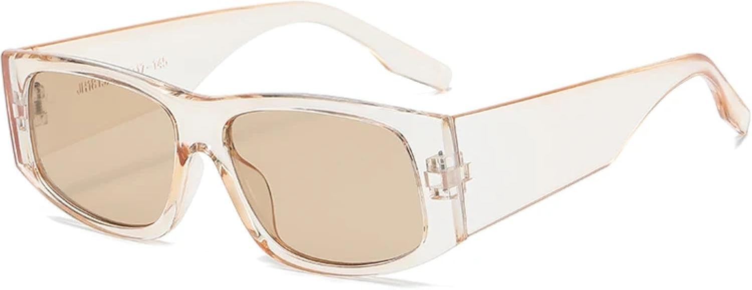 

Солнцезащитные очки с защитой от УФ-излучения UV400 | Большая оправа, широкие дужки | Для женщин и мужчин | Для занятий спортом на открытом воздухе и вождения DSVIGF, Champagne Brown