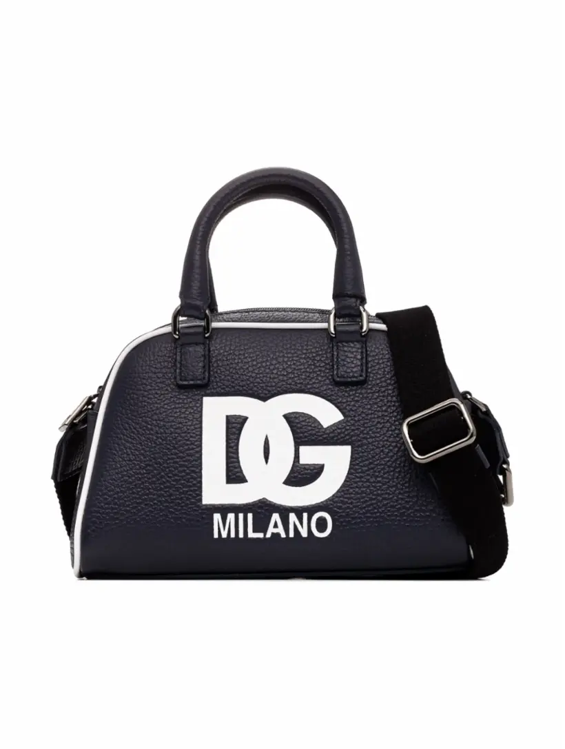 

Сумка через плечо с логотипом Dolce&Gabbana, тёмно-синий