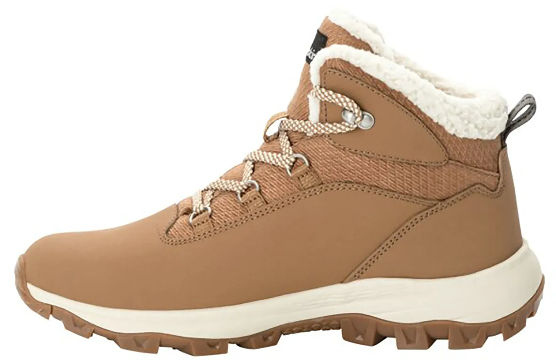 Зимние уличные ботинки Jack Wolfskin "EVERQUEST TEXAPORE MID W", водонепроницаемые и согревающие, цвет Sand — фото 3