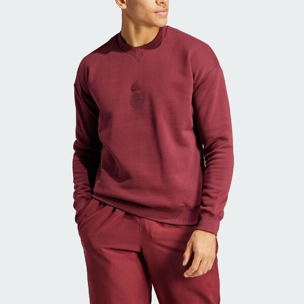 Рубашка adidas FC Bayern Lifestyler Sweatshirt 'Burgundy', цвет burgundy — фото 2