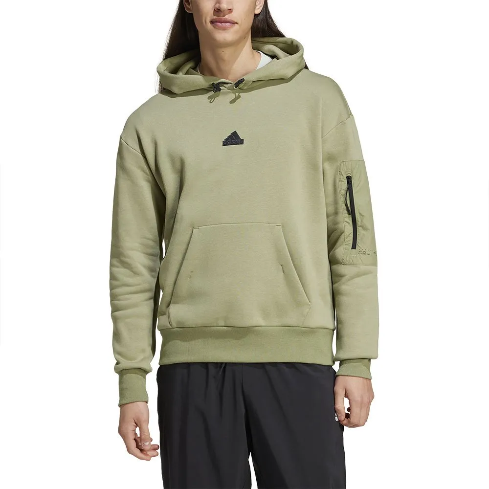 

Худи adidas City Escape Fleece, зеленый