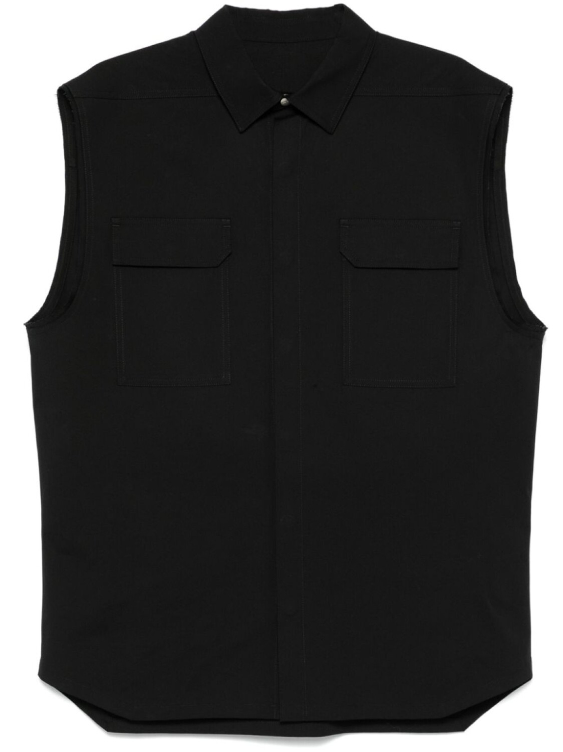 

Rick Owens жилет Jumbo SL, черный