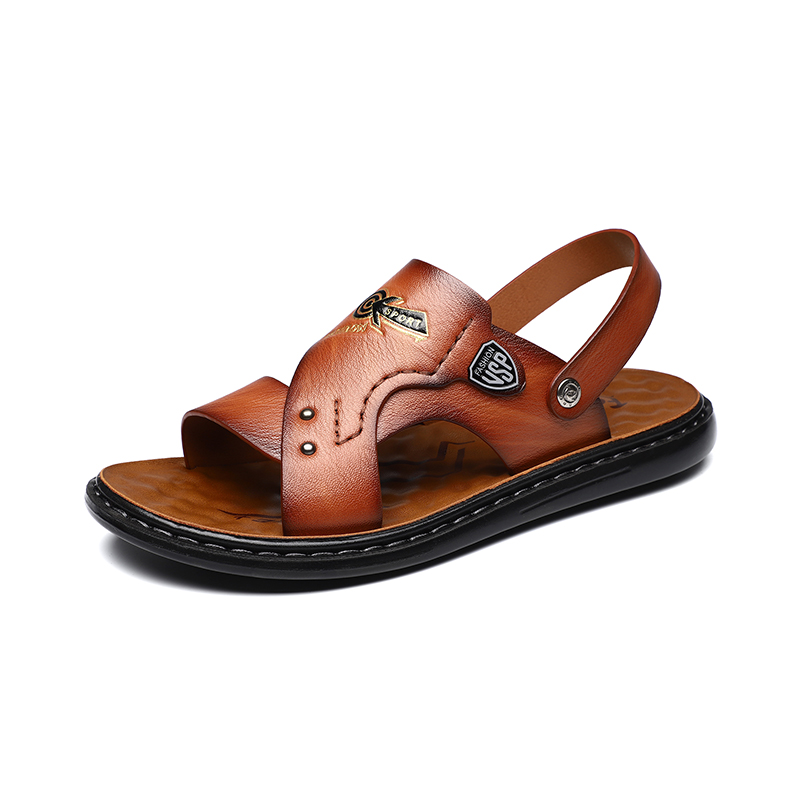 

GIHO Мужские пляжные сандалии коричневые, цвет Brown