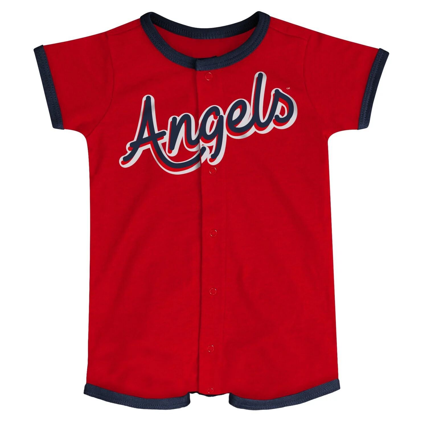 

Красный комбинезон для младенцев Los Angeles Angels Power Hitter Outerstuff