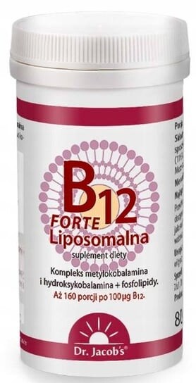 

Доктор Джейкобс, Липосомальный витамин B12 Форте, 80 г Inna marka