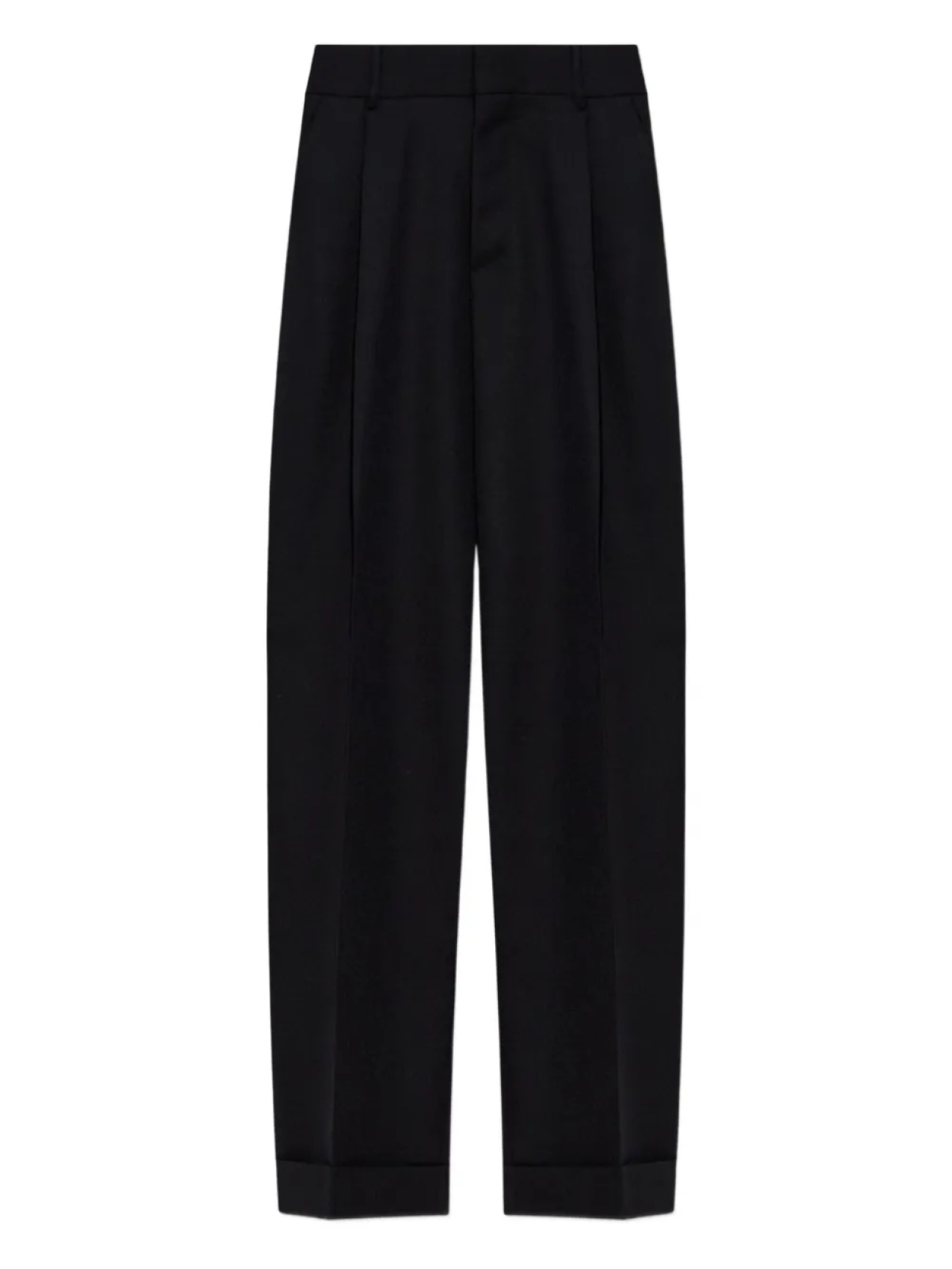 

DSQUARED2 брюки из плиссированной шерсти, черный