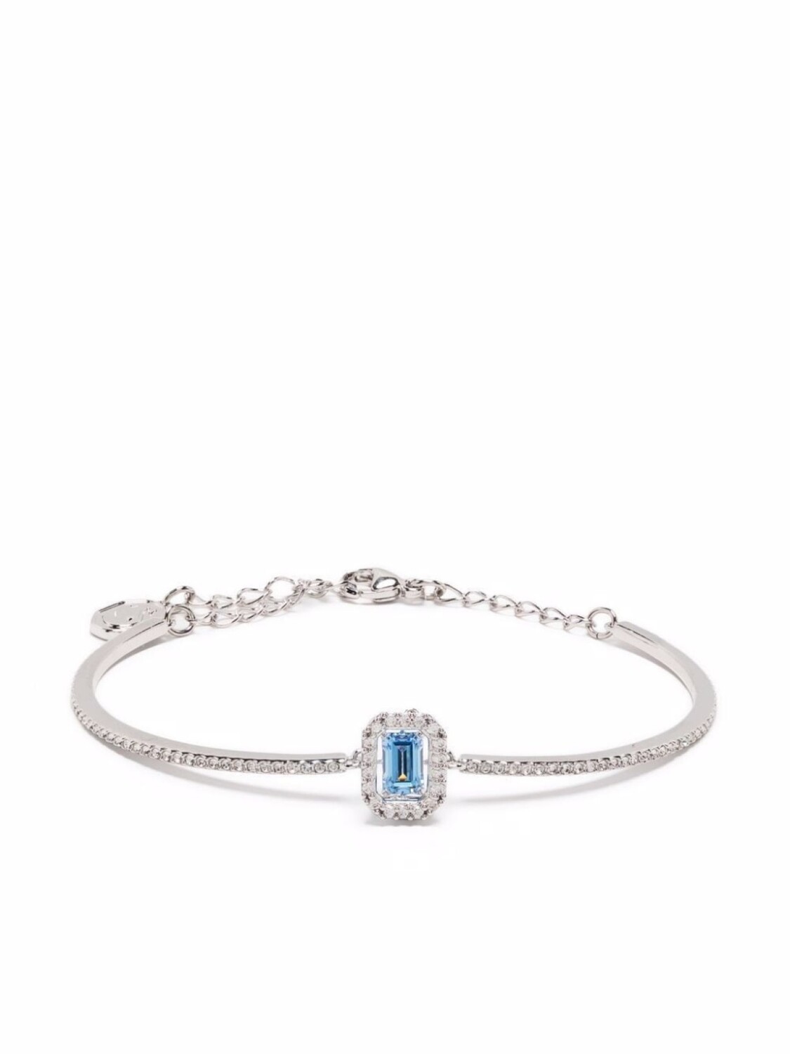 

Браслет-бэнгл Una Swarovski, серебряный