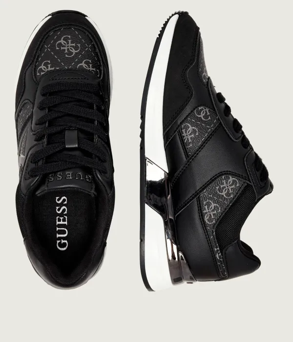 Кроссовки Миккея Guess, черный — фото 4