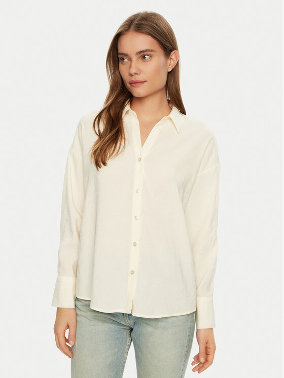 

Рубашка обычного кроя Queeny 10289349 Vero Moda, экрю