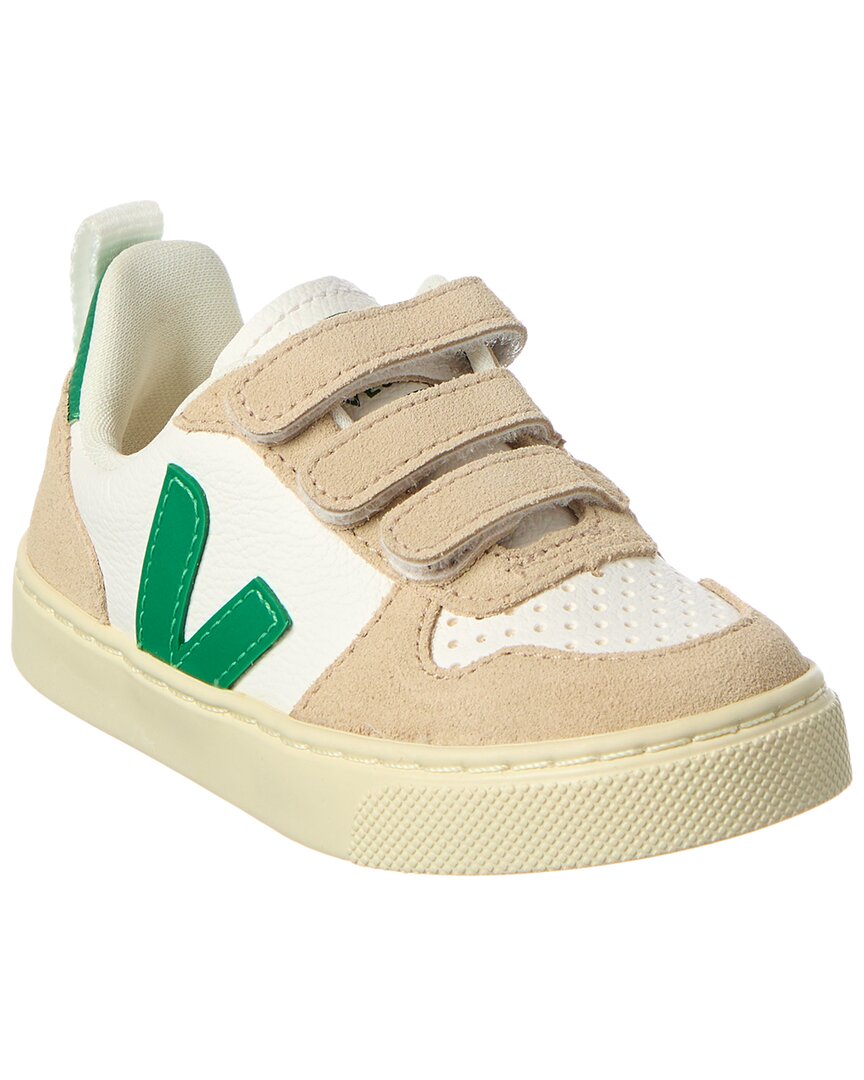 

VEJA Small V-10 кожаные кроссовки, белый