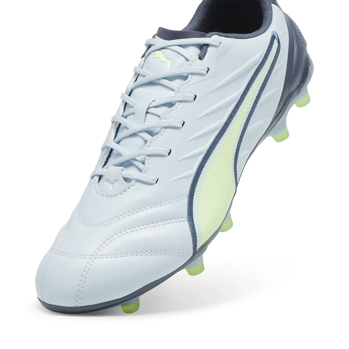 King Pro FG/AG Puma Мужские футбольные бутсы, серый/синий — фото 4