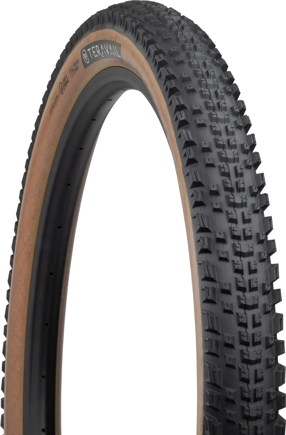 

Ehline Легкая и Эластичная Шина - 27.5 Teravail, Black/Tan