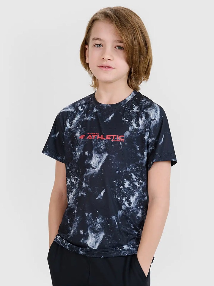 

Тренировочная футболка темно-синего/белого цвета 4F