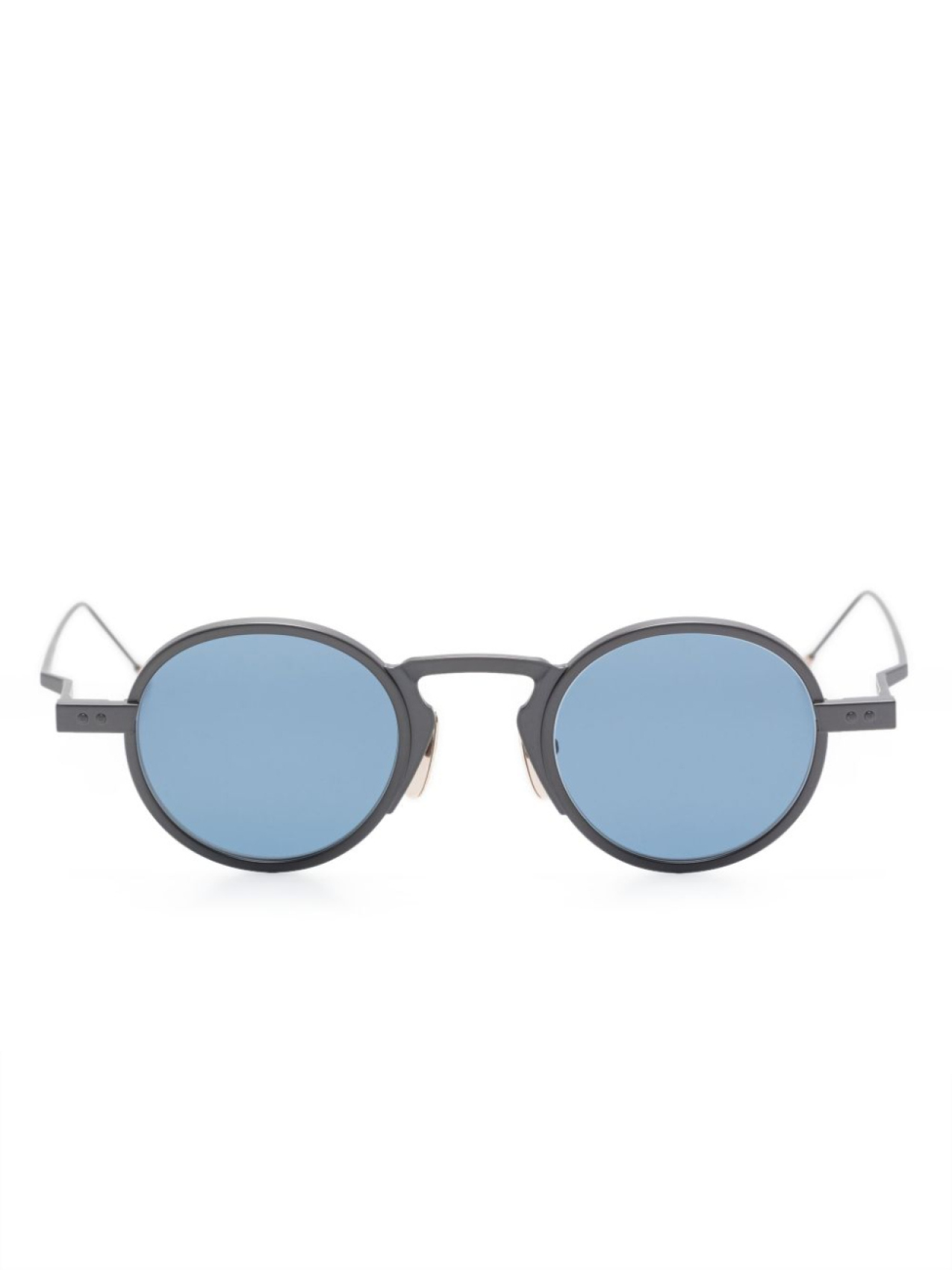

Солнцезащитные очки в круглой оправе Thom Browne Eyewear, серый